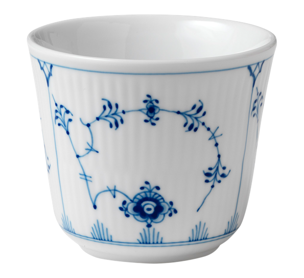 Musselmalt Riflet termokopp 26 cl fra Royal Copenhagen