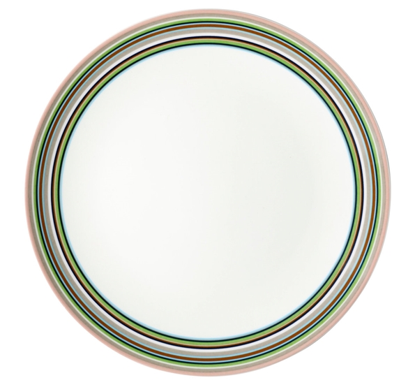 Origo tallerken flat 26 cm beige fra Iittala