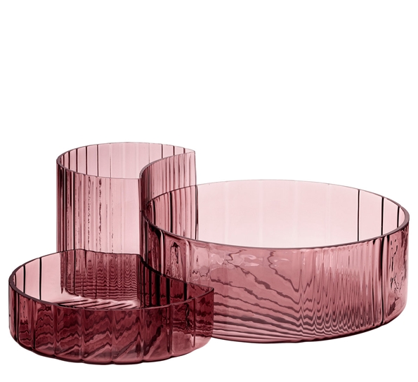 Concha skål 3 stk rose fra AYTM