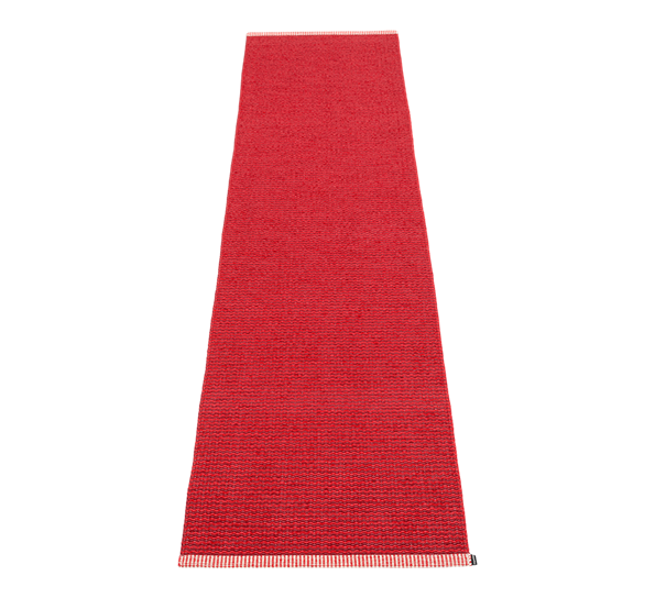 Mono matte mørk rød 70x300 cm fra Pappelina