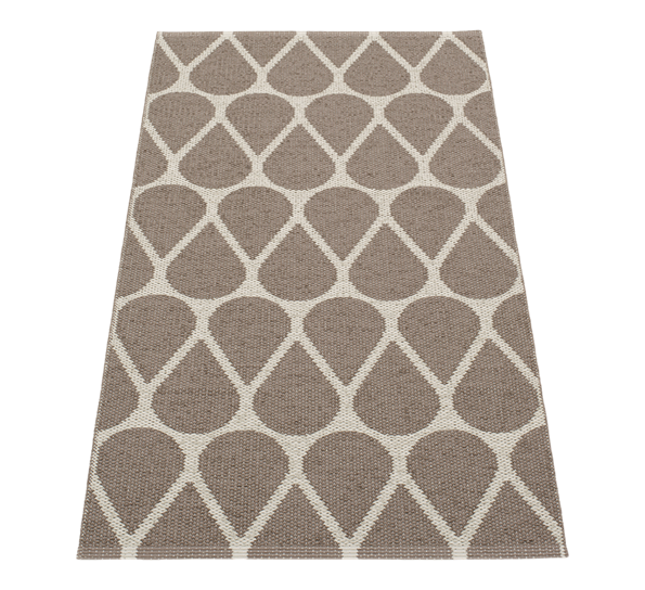 Otis matte mørk mud 70x140 cm fra Pappelina