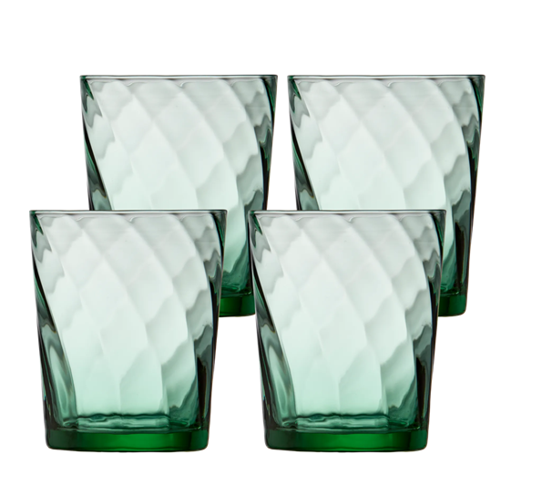 Vienna vannglass 30 cl 4-pk grønn fra Lyngby Glas