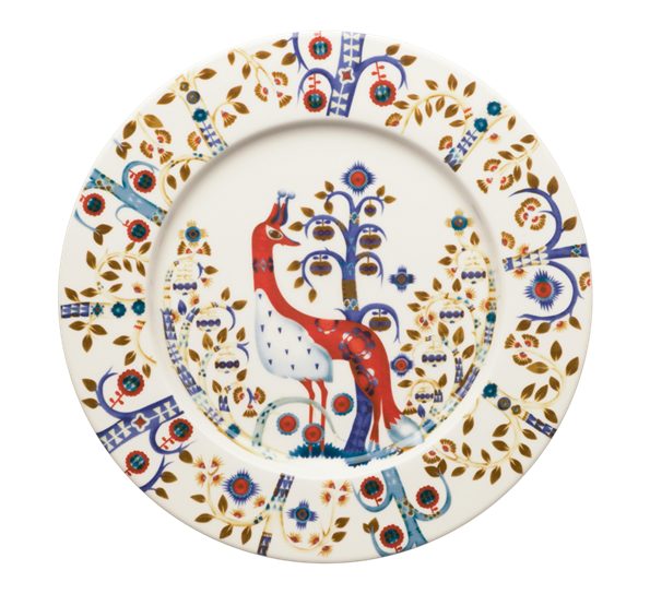 Taika Hvit asjett 22 cm fra Iittala