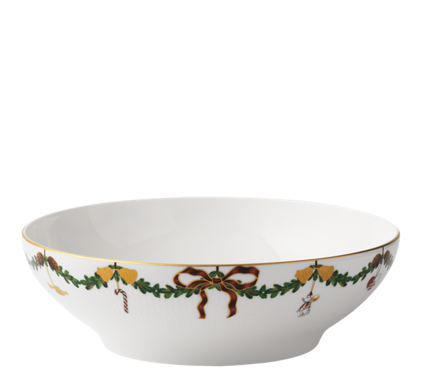 Stjerneriflet Jul skål 220 cl fra Royal Copenhagen