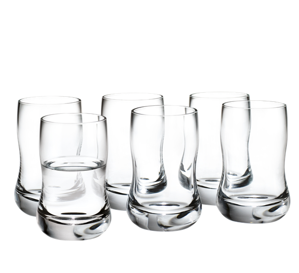 Future shotglass 6 cl 6-pk fra Holmegaard