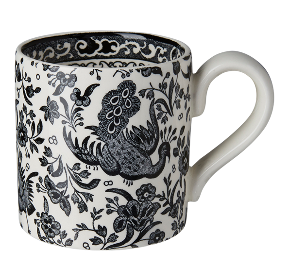 Black Regal Peacock krus 284 ml fra Burleigh