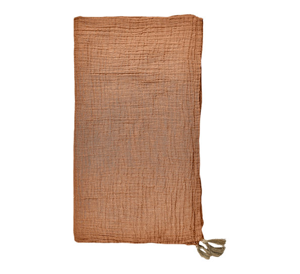 Sengeteppe poetry clay 240x260 cm fra Södahl