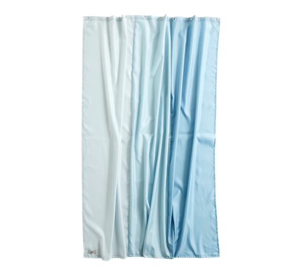 Aquarelle dusjforheng w180xl200 cm isblå fra HAY