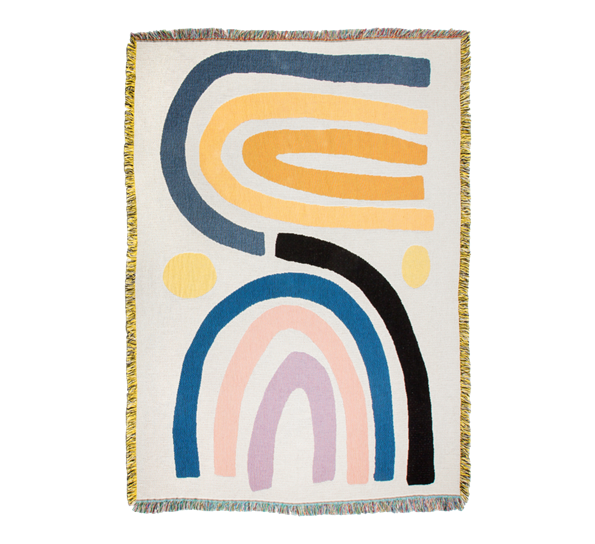 Perry pledd 137 x 178 cm fra Slowdown Studio