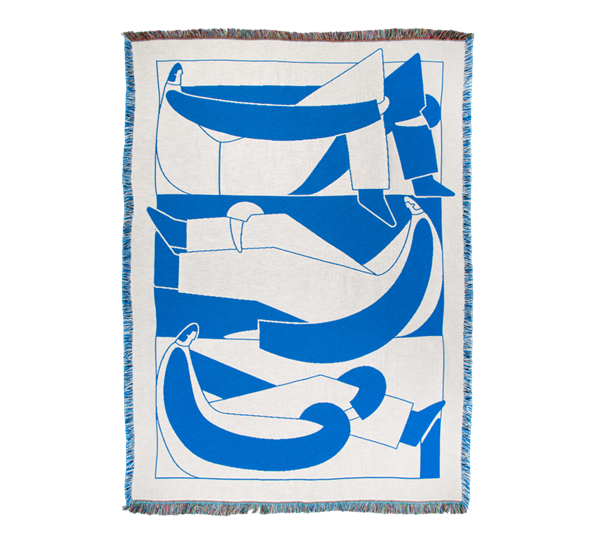 Benson pledd 137 x 178 cm fra Slowdown Studio