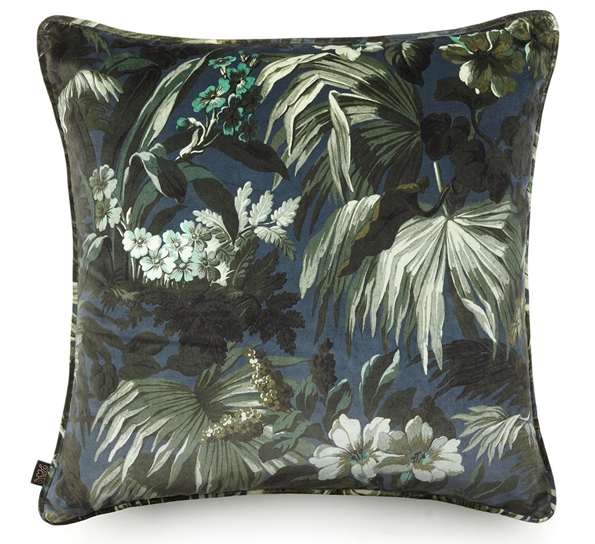 Limerence fløyelspute 60x60 cm ink