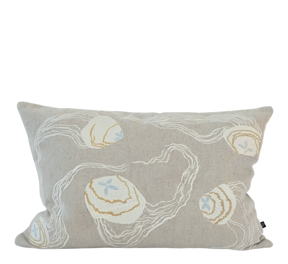 Manet brodert putetrekk 38x58 cm beige fra Fine Little Day