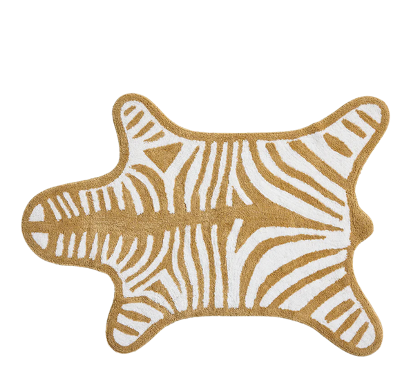 Zebra badematte camel fra Jonathan Adler