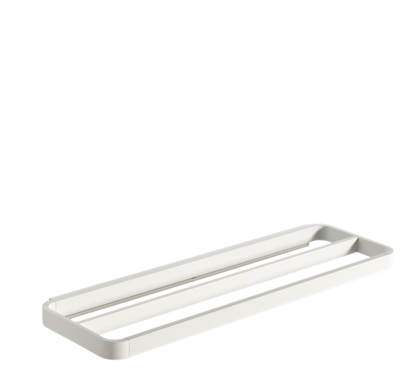 Rim dobbel håndklestang 44x12,5x2,6 cm hvit fra Zone