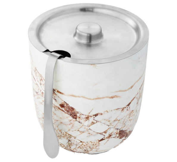 Isbøtte 2L calacatta gold fra S`well