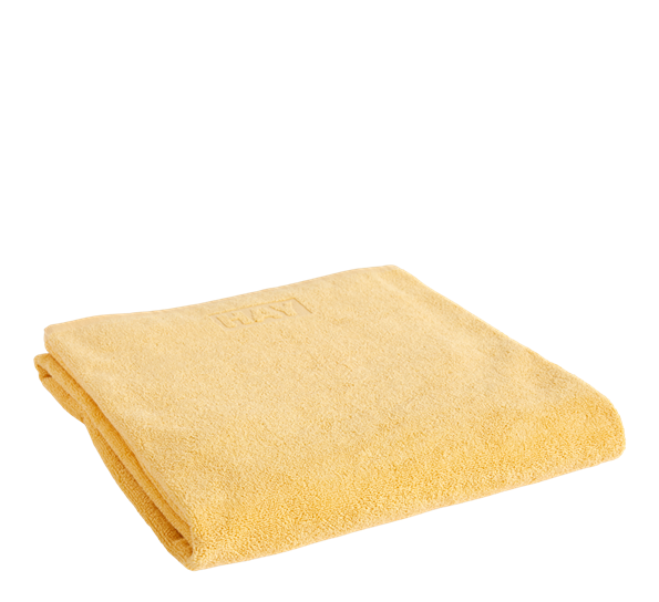 Mono badehåndkle 100x150 cm gul fra HAY