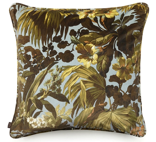 Limerence fløyelspute 60x60 cm sky