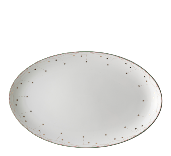 Julemorgen fat ovalt 39 cm fra Wik & Walsøe