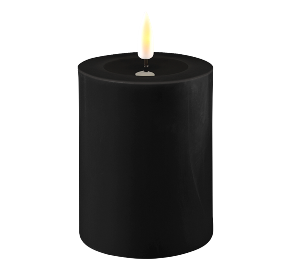 Real Flame LED-kubbelys 7,5x10 cm sort fra Deluxehomeart