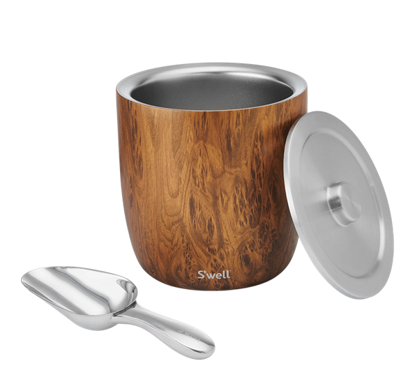 Isbøtte XL 3L med skje Teakwood Swell