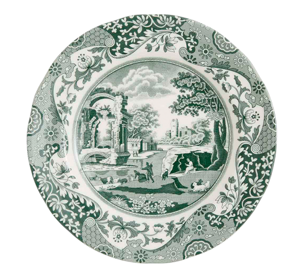 Green Italian asjett 20 cm Spode