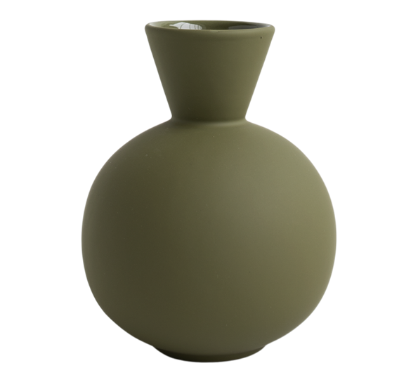 Trumpet vase 16 cm Olive fra Cooee Design