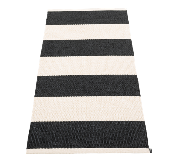 Bob matte sort vanilje 70x150 cm fra Pappelina