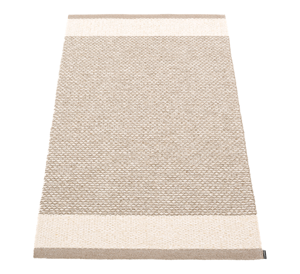 Edit matte mud vanilje lin metallic 85x160 cm fra Pappelina