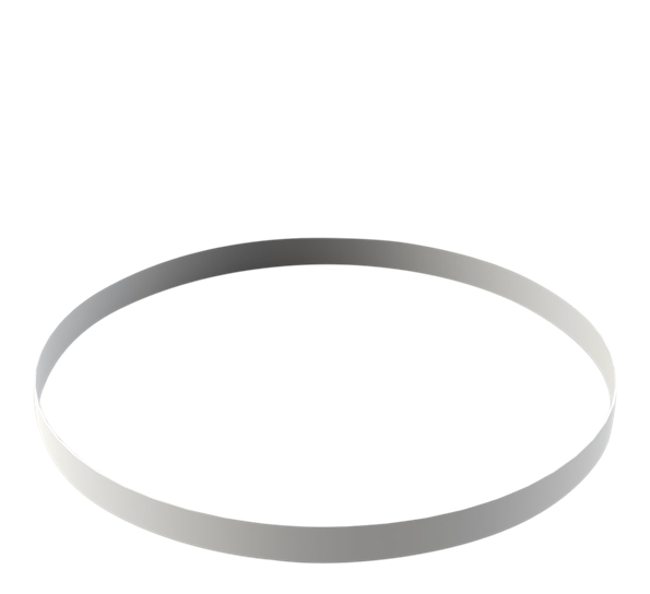 Fat rundt Ø30 cm hvitt fra Cooee Design