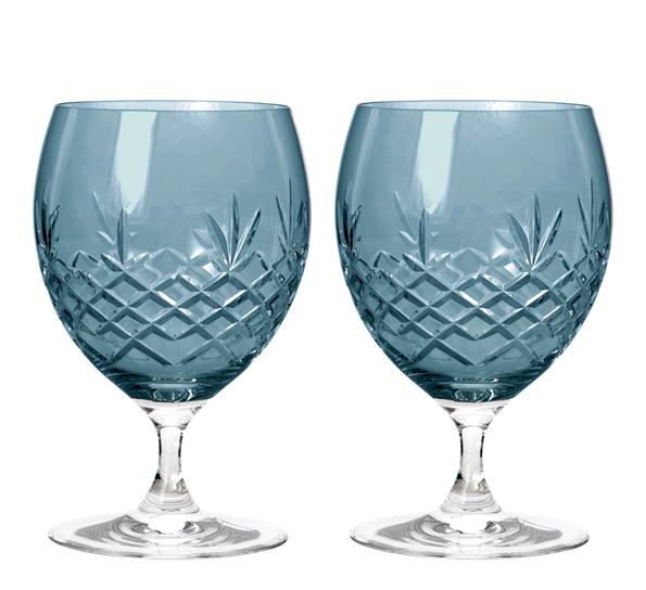 Crispy Sapphire Eightball ølglass 2-pk fra Frederik Bagger