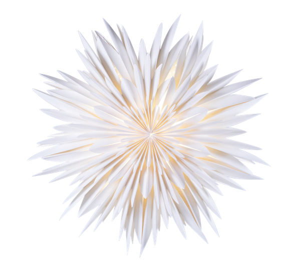 Maja adventsstjerne 60 cm hvit fra Watt & Veke