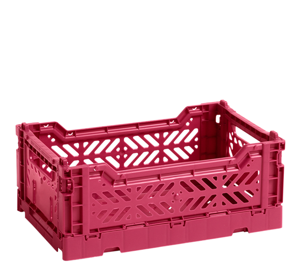 Colour Crate 17x26,5x10,5 cm plomme oppbevaringskasse fra HAY