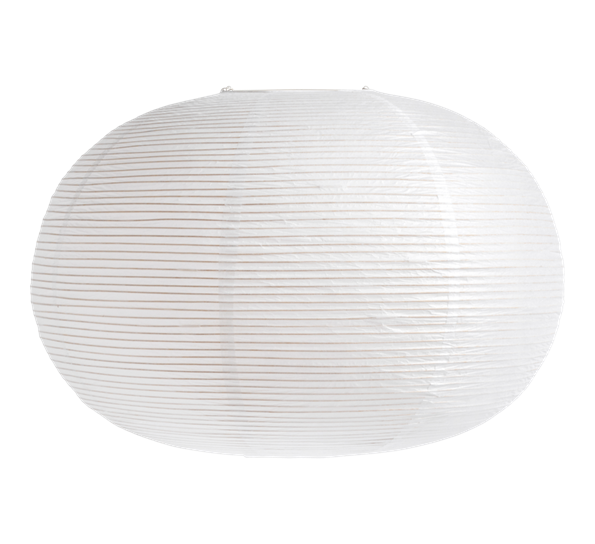Rispapirlampe ellipse hvit fra HAY