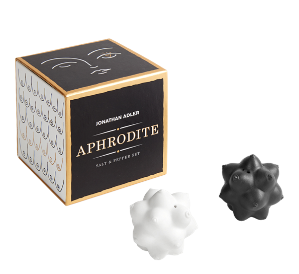 Aphrodite salt- og peppersett fra Jonathan Adler