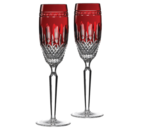 Clarendon Ruby champagneglass flute 2-pk fra Waterford