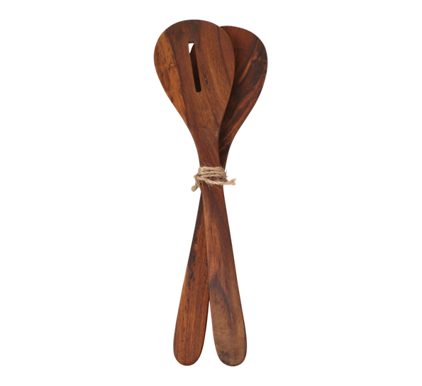 Salatbestikk 2 deler sheesham 27 cm fra Stuff Design