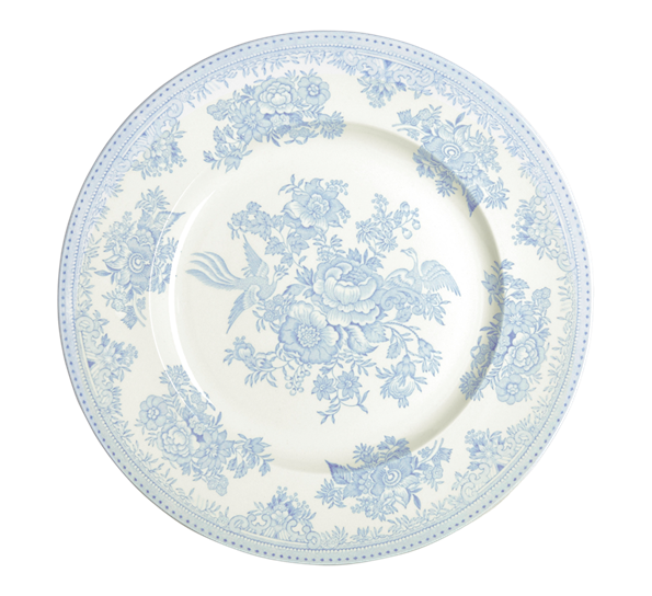 DUPLIKAT Blue Asiatic Pheasants tallerken 25,5 cm fra Burleigh