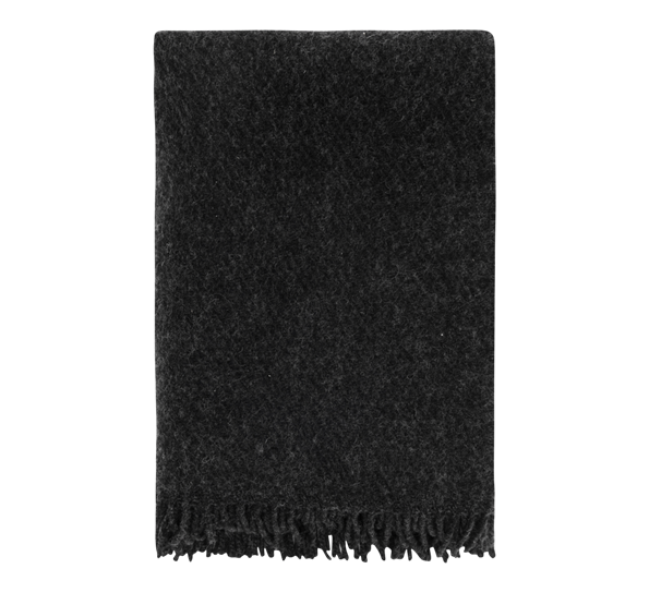 <p>Falketind ullpledd koksgrå 120x180cm Høie</p>
