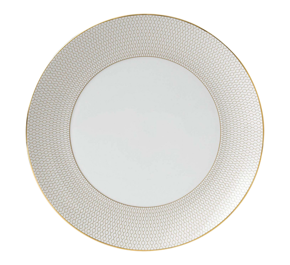 Gio Gold ﻿tallerken flat 28 cm fra Wedgwood