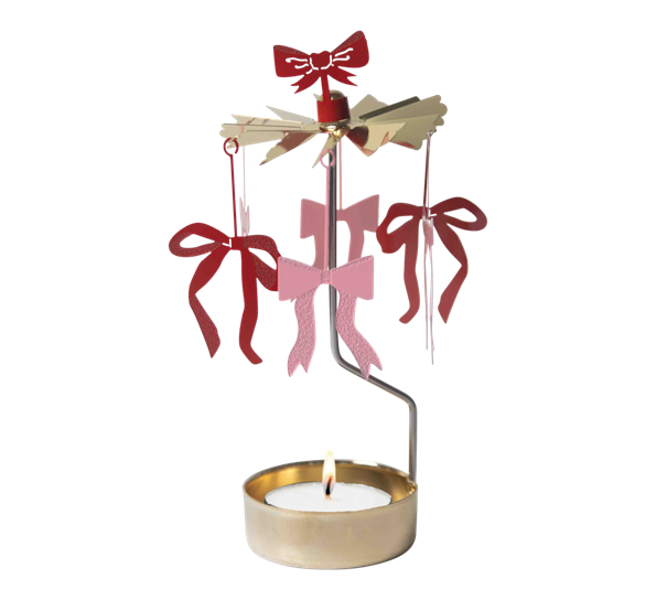 Englespill sløyfer 16 cm gull Pluto Design