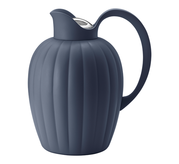 Bernadotte thermokanne dusk blue 1l fra Georg Jensen