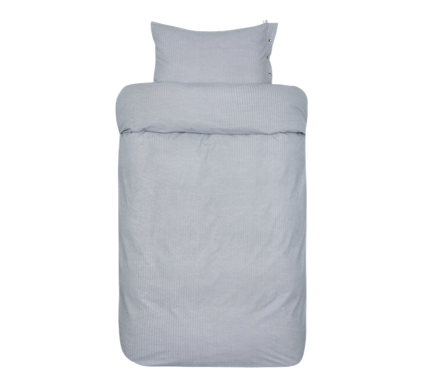 Balder sengesett flanell dus denimblå 140x220cm Høie