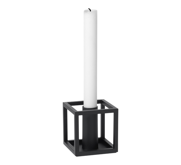 Kubus 1 lysestake sort fra By Lassen