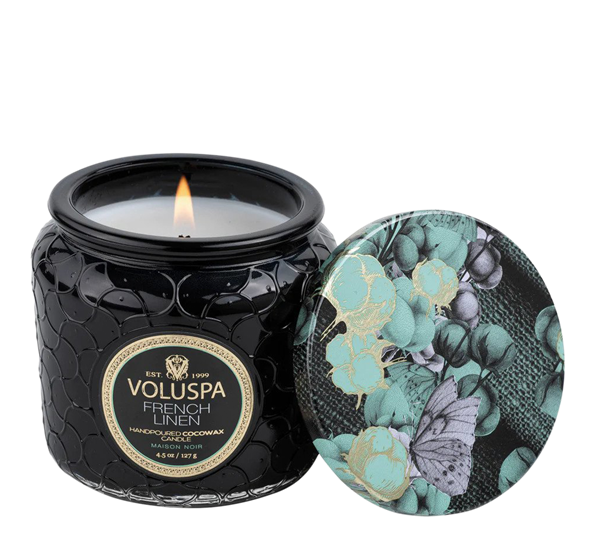 Duftlys 35t French Linen fra Voluspa