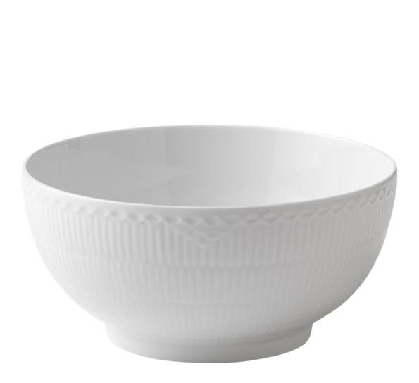 Hvit Halvblonde skål 310 cl fra Royal Copenhagen