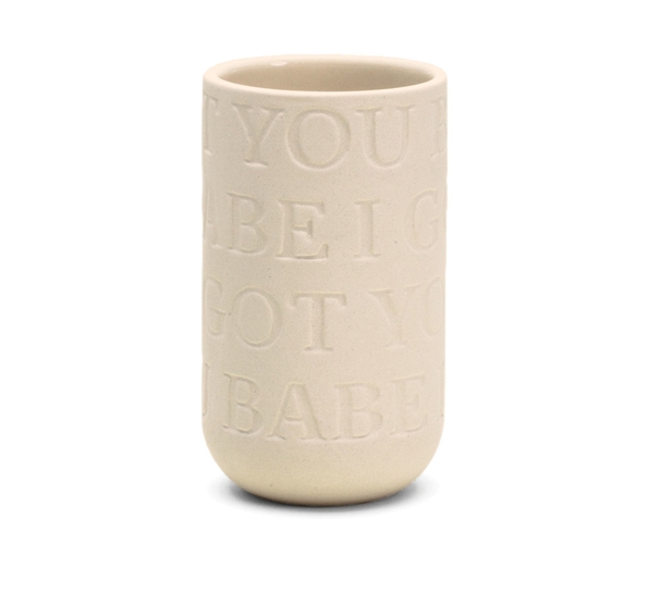 Lovesong vase kalkhvit 12,5 cm fra Kähler