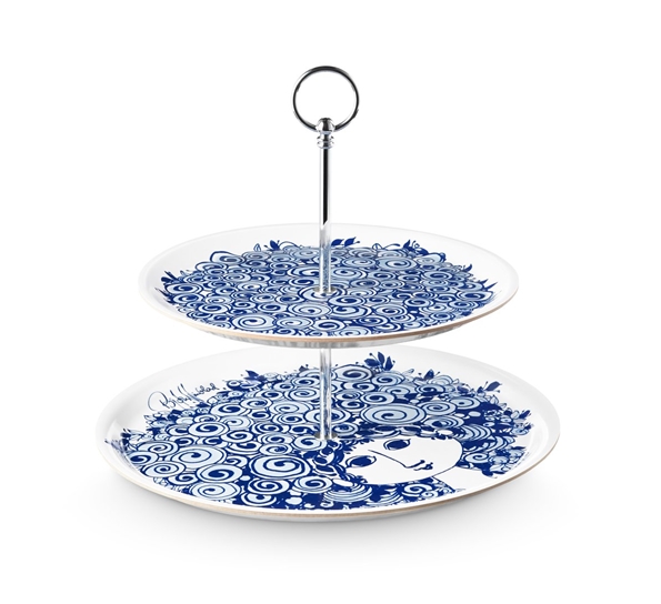 Rosalinde etasjefat blå fra Bjørn Wiinblad