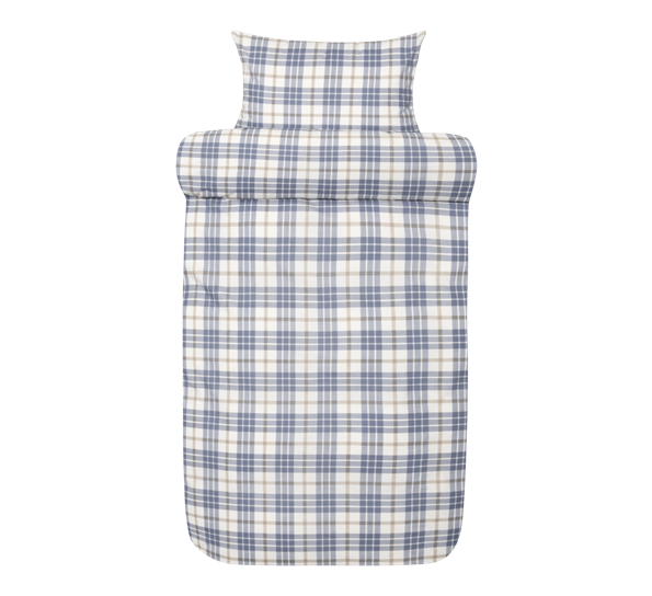 Lukas sengesett flanell dus denimblå 140x200cm Høie
