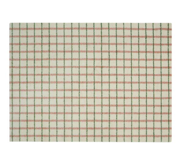 Grid Lime Candycane dørmatte 85x115 cm fra Heymat