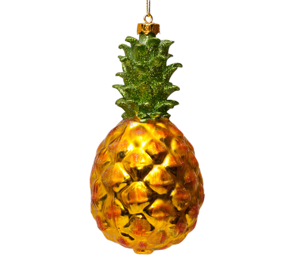 Glassornament ananas H11 cm fra Vondels
